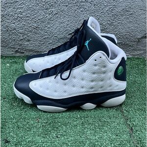 Jordan 13 Obsidian Powder Blue White